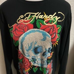 Ed Hardy Skull Tattoo Tee